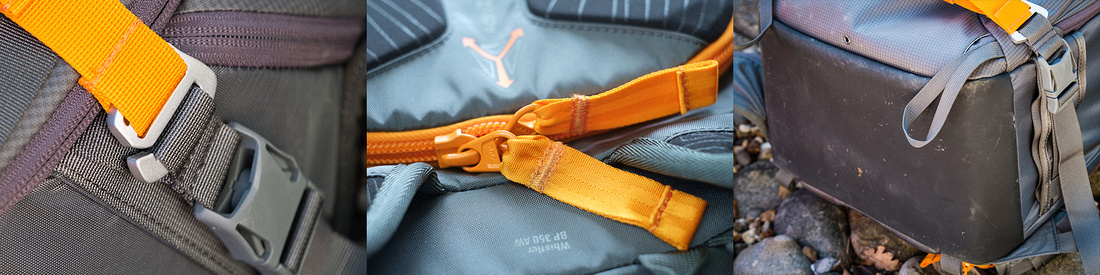 lower whistler camera backpack detail