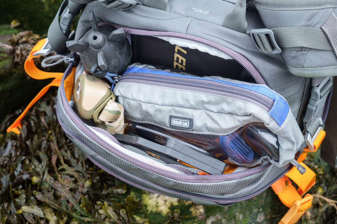 lower whistler camera backpack inside