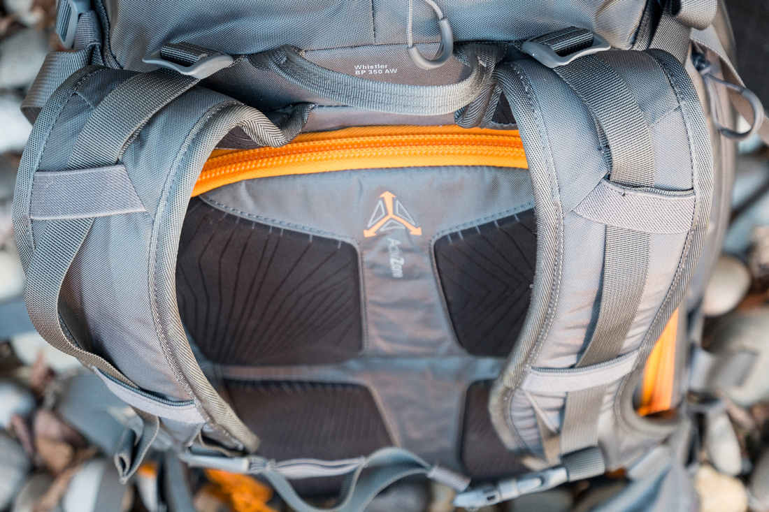 lower whistler camera backpack strap