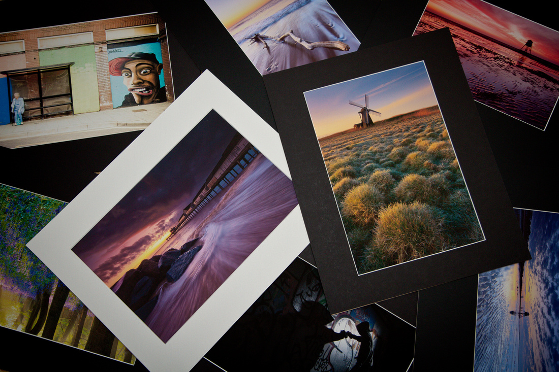 Mounted prints by Justin Minns